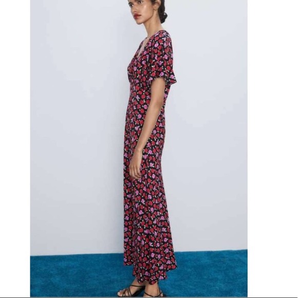 Zara Floral Maxi Dress - Picture 3 of 10